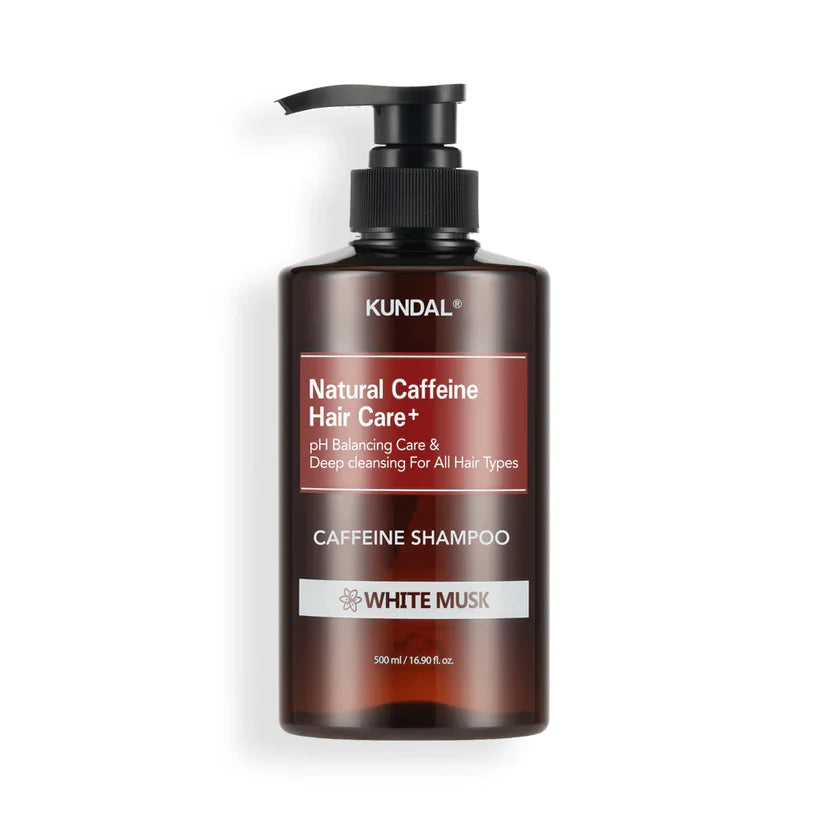 KUNDAL Natural Caffeine Hair Care+ (Cherry Blossom) 500ml- šampón proti vypadávání vlasů s kofeinem