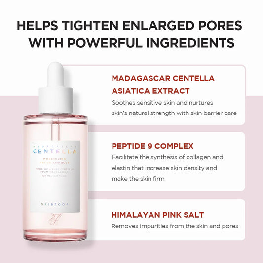 SKIN1004 Madagascar Centella Poremizing Fresh Ampoule  30ML- Sérum minimalizující rozšířené póry