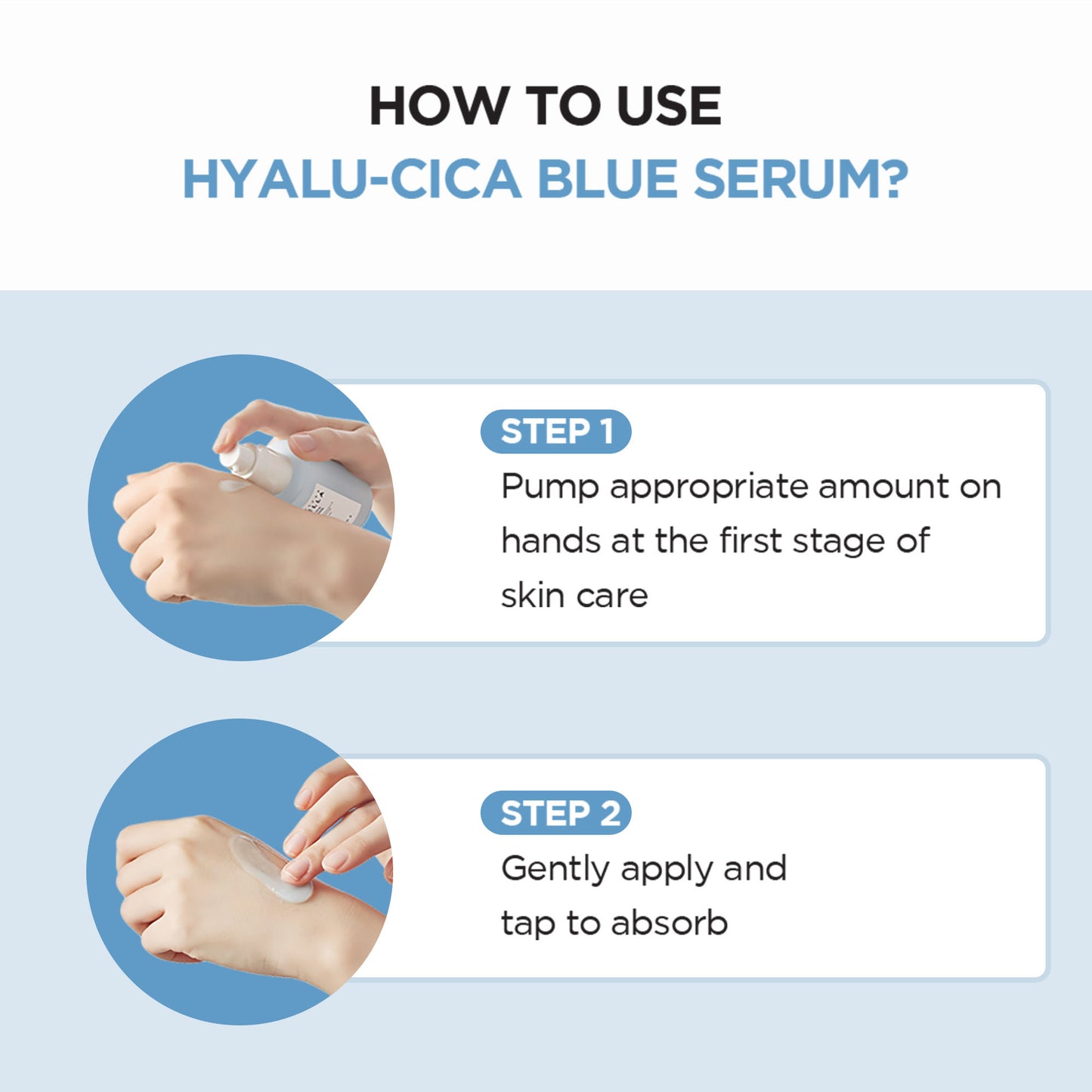 SKIN1004 Madagascar Centella HYALU-CICA Blue Serum 30ml - Hloubkově hydratační sérum