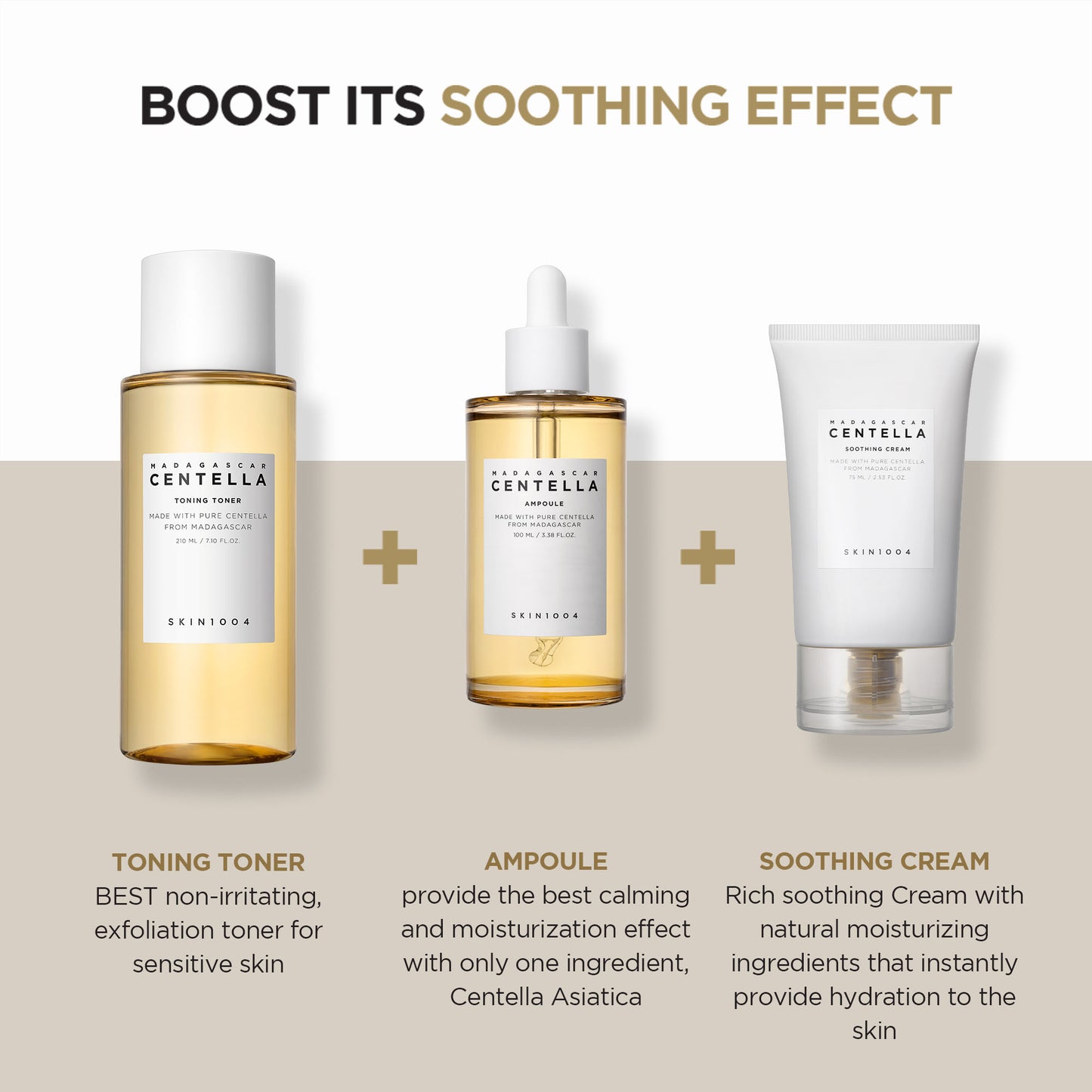 SKIN1004 Madagascar Centella Soothing Cream 75ml - Zklidňující gelový krém s pupečníkem asijským