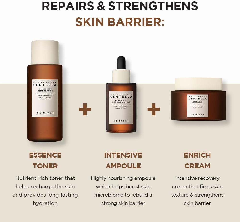 SKIN1004 Madagascar Centella Probio Cica Enrich Cream  50ml - Vyživující krém s probiotiky