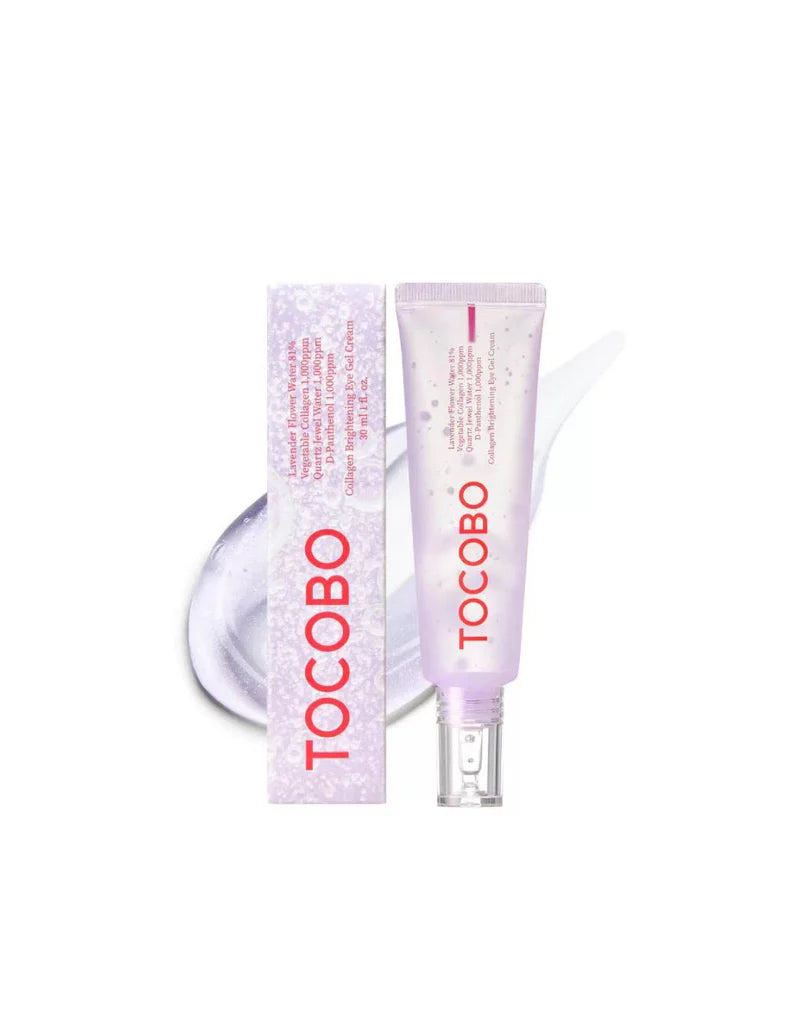 TOCOBO Collagen Brightening Eye Gel Cream 30ml - Rozjasňující oční krém s kolagenem