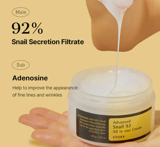 COSRX Advanced Snail 92 All In One Cream 100ml- Multifunkční krém se šnečím extraktem