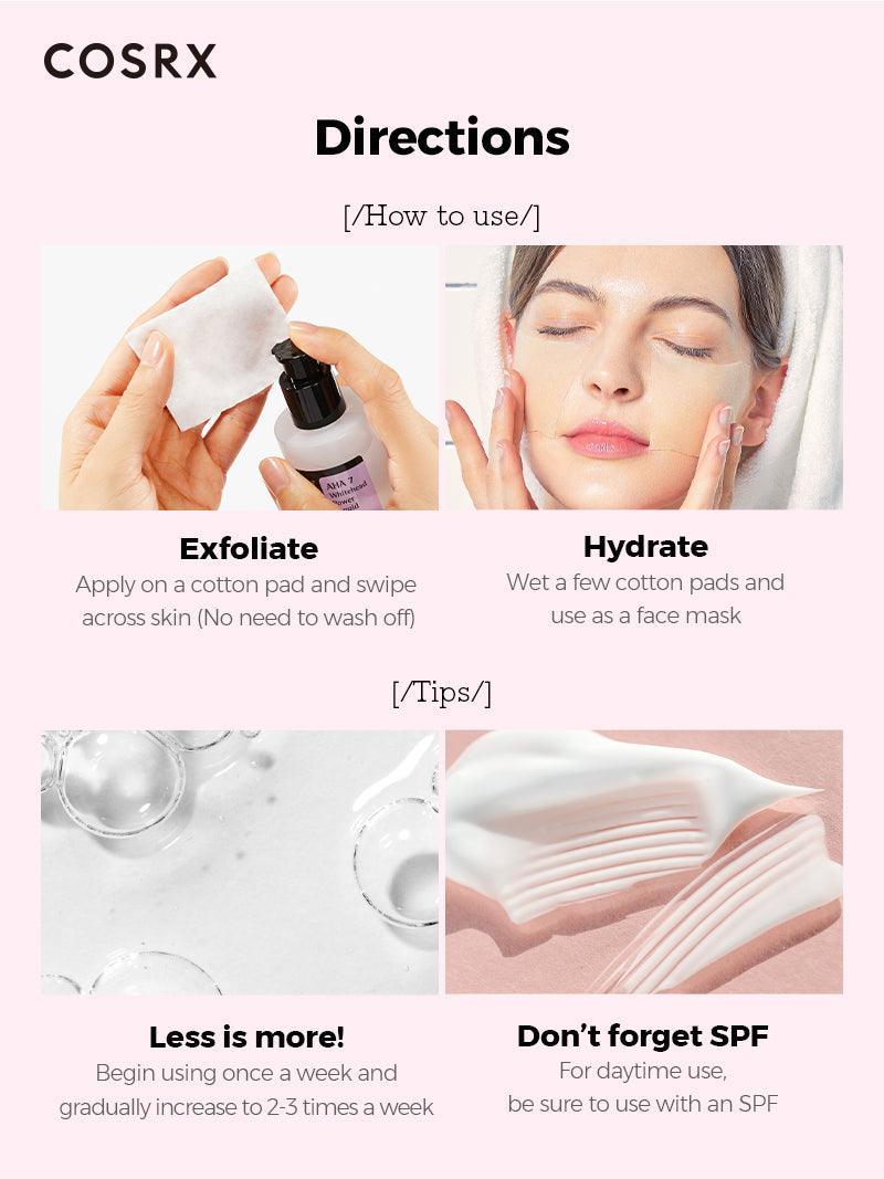 COSRX AHA 7 Whitehead Power Liquid 100ml - Jemný chemický peeling s AHA kyselinou