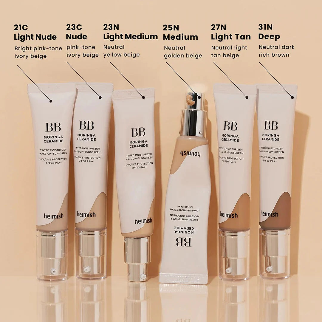HEIMISH Moringa Ceramide BB Cream SPF30/PA++  58G  - Hydratační BB krém&nbsp;