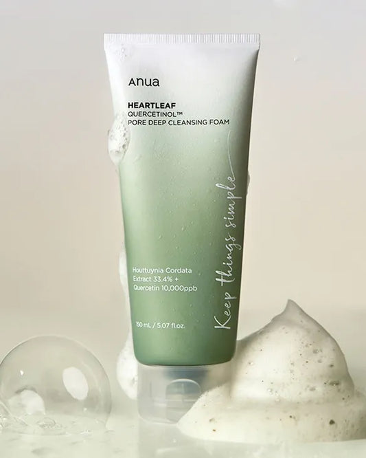 ANUA Heartleaf Quercetinol Pore Deep Cleansing Foam 150ml - Hloubkově čistící pěna 150ml