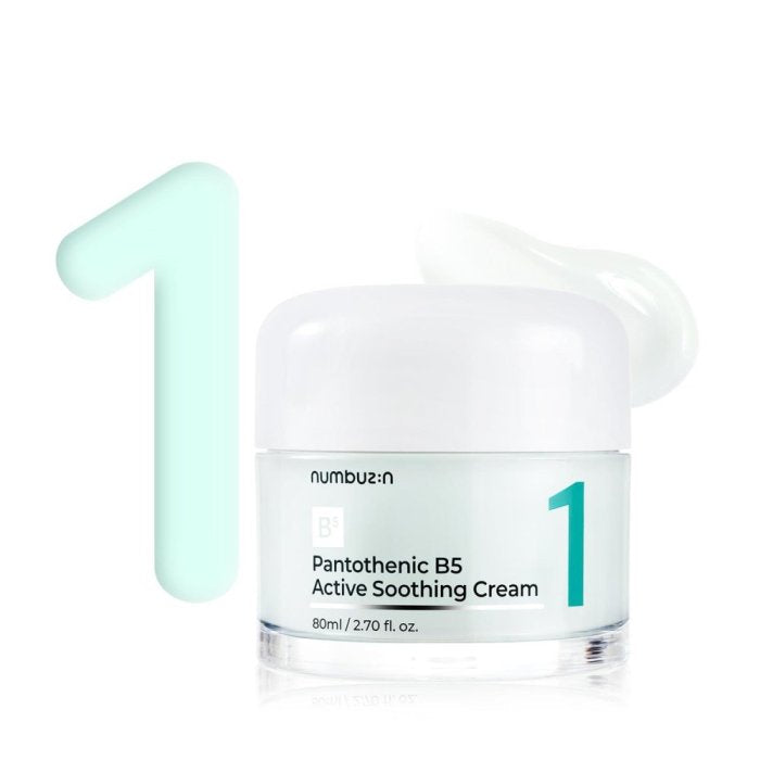 NUMBUZIN No.1 Pantothenic B5 Active Soothing Cream 80ml - Zklidňující pleťový krém s panthenolem