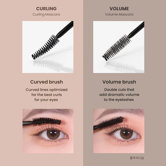 HEIMISH Dailism Smudge Stop Mascara (Curling) 9g - Černá nerozmazatelná řasenka
