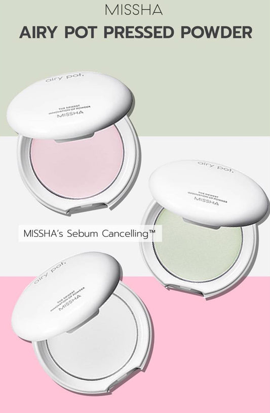 MISSHA Airy Pot Pressed Powder 5g- Voděodolný kompaktní pudr