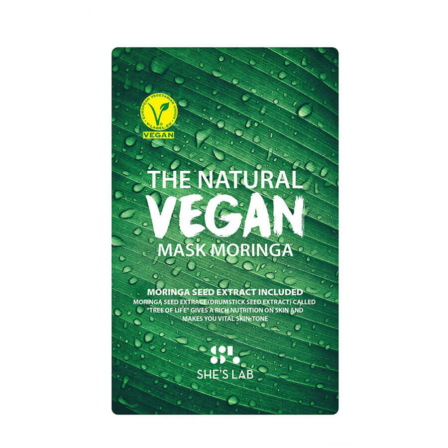 SHE´S LAB The Natural Vegan Mask Moringa - Revitalizing mask with moringa extract