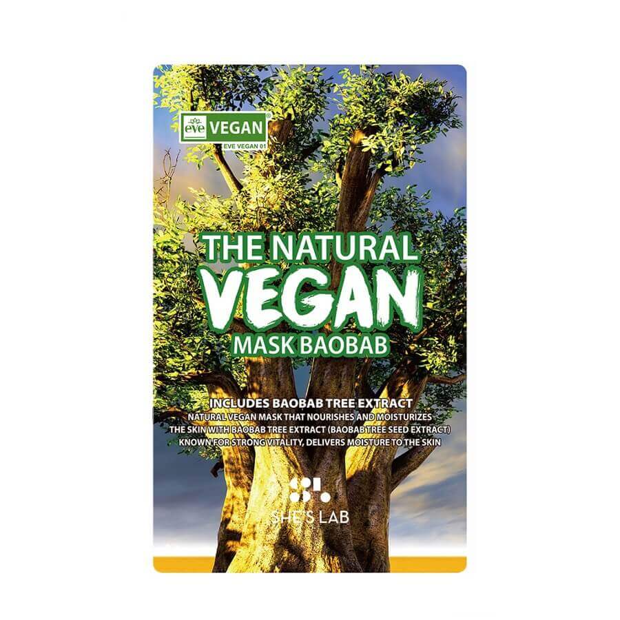 SHE´S LAB The Natural Vegan Mask Baobab - Nourishing mask with baobab extract