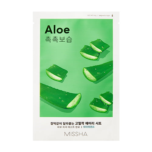 MISSHA Airy Fit Sheet Mask (Aloe) – Plechová maska s extraktem z aloe vera