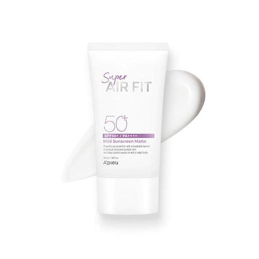 A'PIEU Super Air Fit Mild Sunscreen Matte SPF 50+/PA++++ - Protective mattifying cream